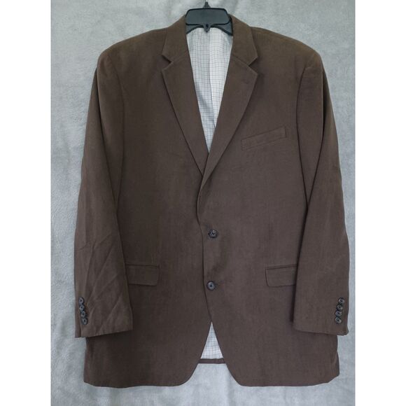 Lauren Ralph Lauren Jacket Mens 46L Brown Corduroy Blazer Sport Coat